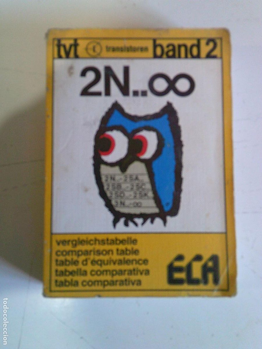 Libros de segunda mano: 2N Transistores ECA Tabla comparativa de datos - Foto 1