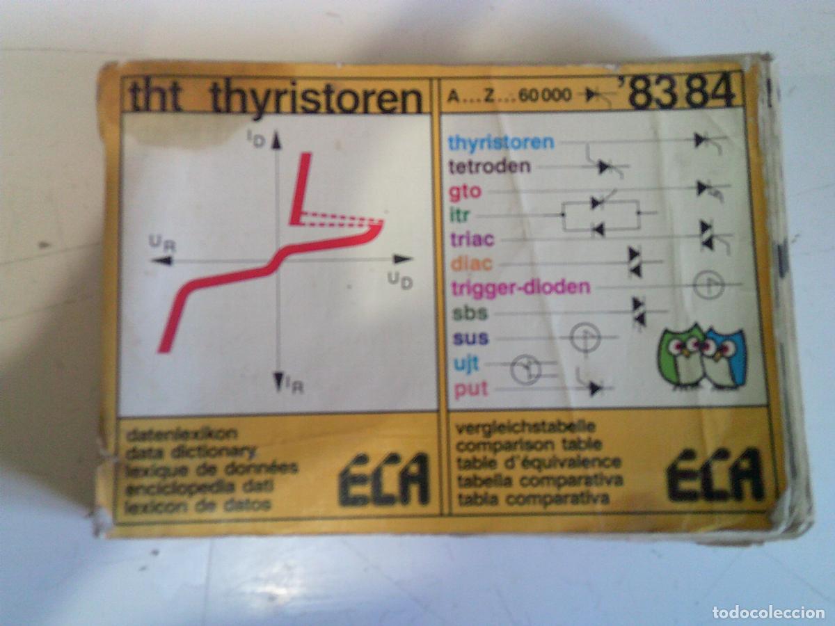 Libros de segunda mano: tht Transistores ECA Tabla comparativa de datos - Foto 1