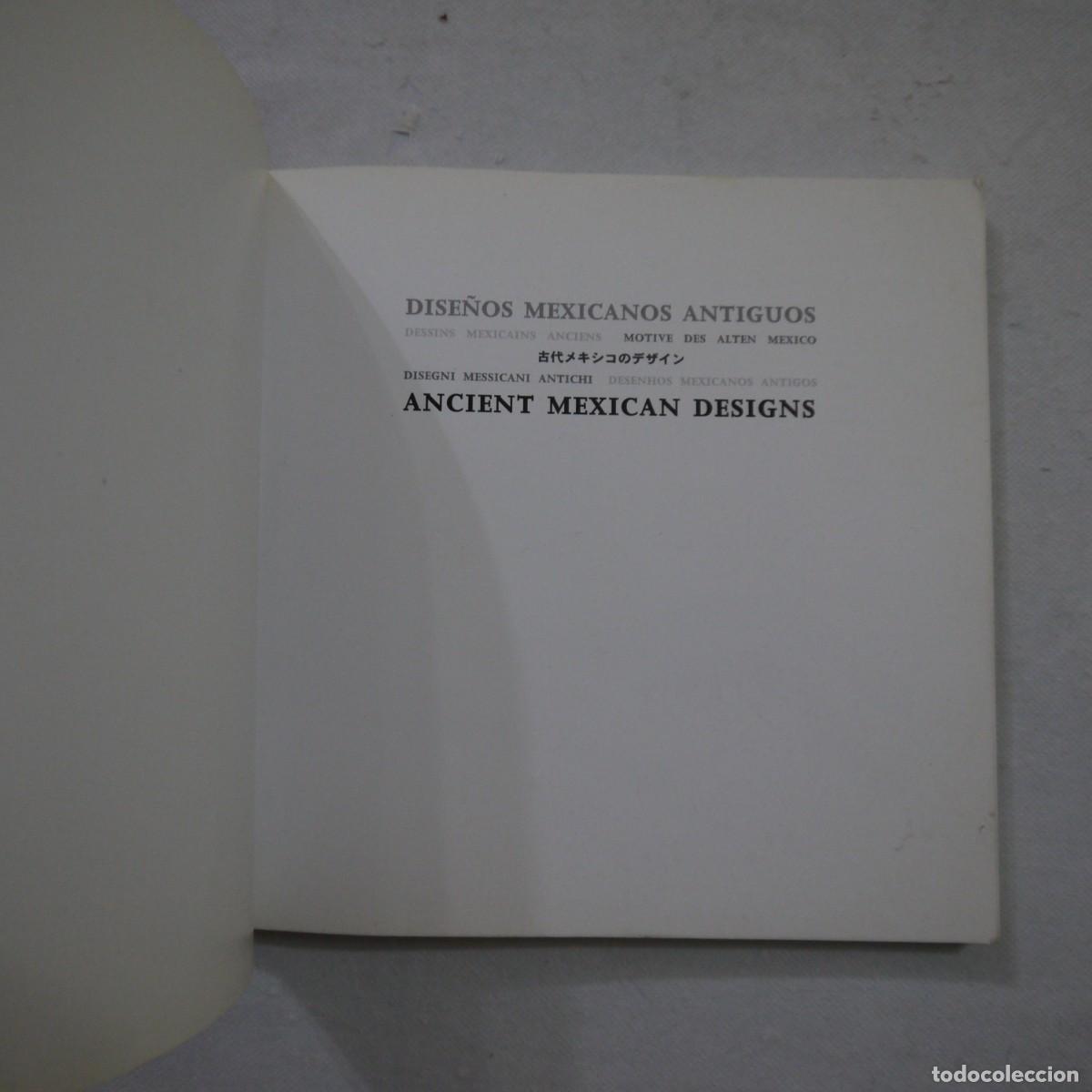 Libros de segunda mano: DISE&Ntilde;OS MEXICANOS ANTIGUOS - INCLUYE CD-ROM - Foto 2