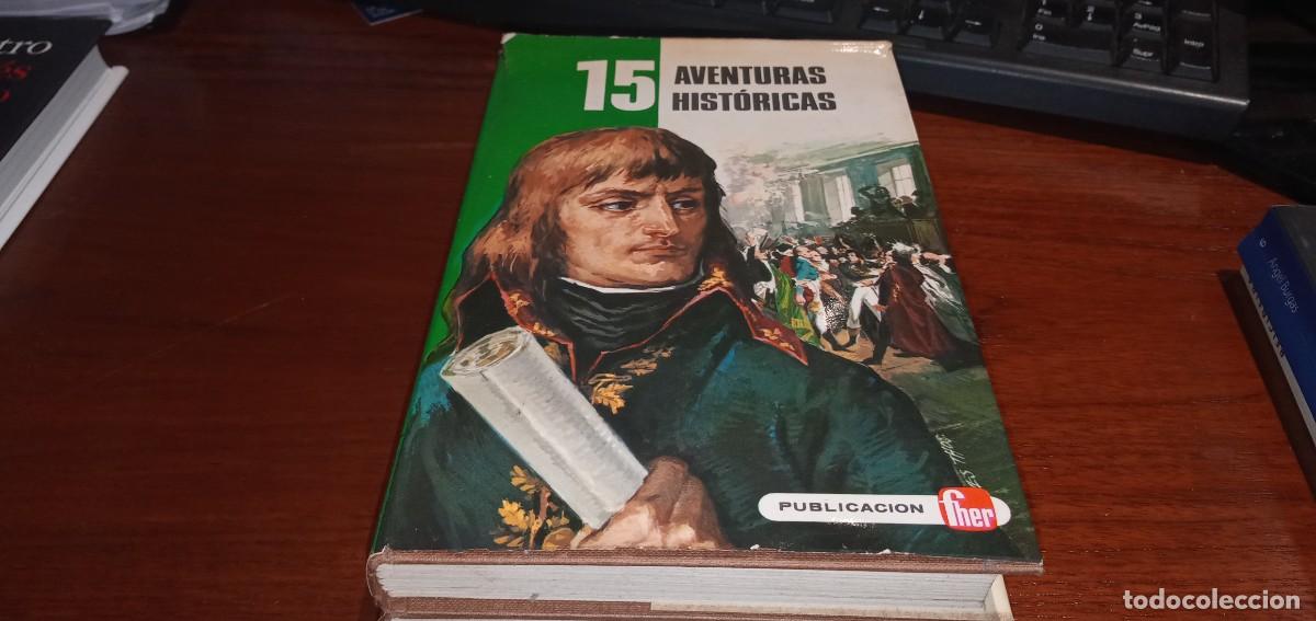 Libros de segunda mano: 15 aventuras hist&oacute;ricas - Foto 1