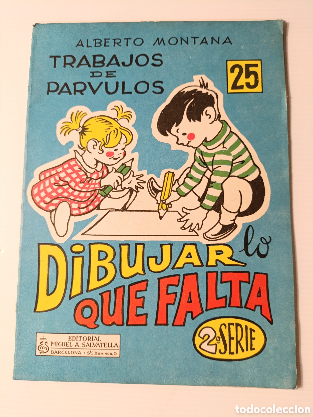 Libros de segunda mano: Trabajos de P&aacute;rvulos .2 serie .A&ntilde;os 60 - Foto 1