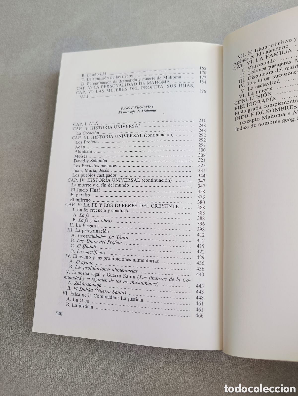 Libros de segunda mano: MAHOMA. MAURICE GAUDEFROY-DEMOMBYNES. - Foto 7