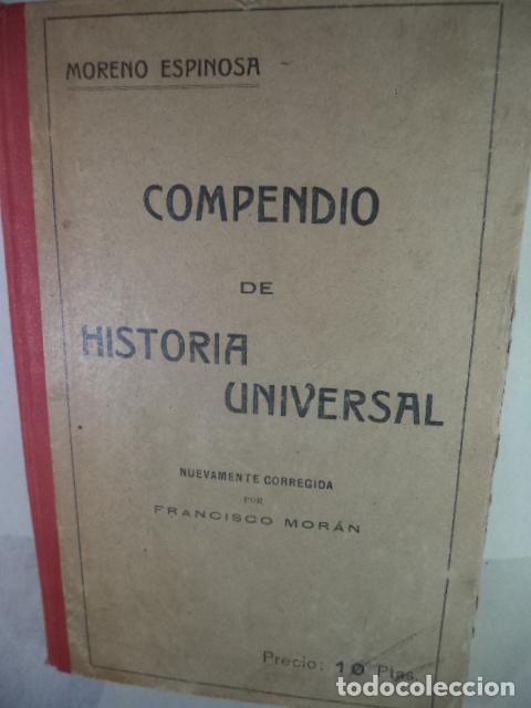 Libros de segunda mano: COMPENDIO DE HISTORIA UNIVERSAL - MORENO ESPINOSA - Foto 1