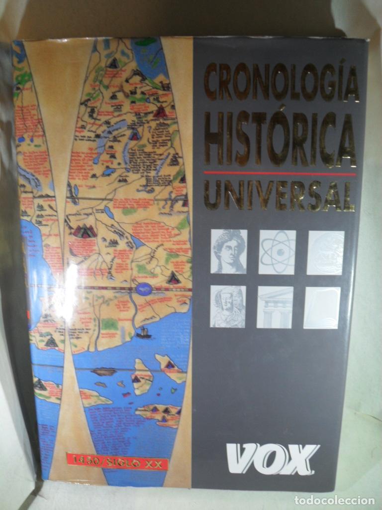 Libros de segunda mano: CRONOLOGIA HISTORICA UNIVERSAL - VARIOS - Foto 1