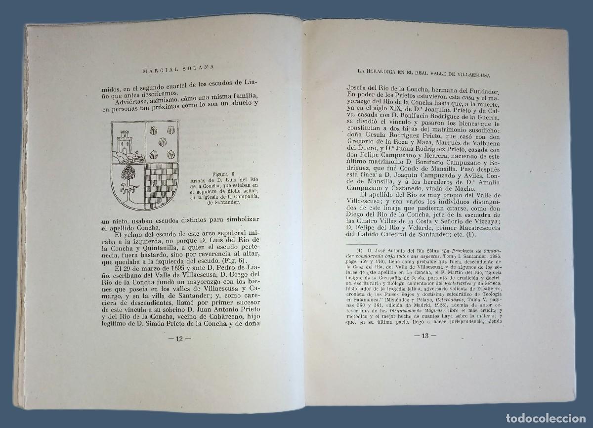 Libros de segunda mano: LA HER&Aacute;LDICA EN EL REAL VALLE DE VILLAESCUSA - Foto 3