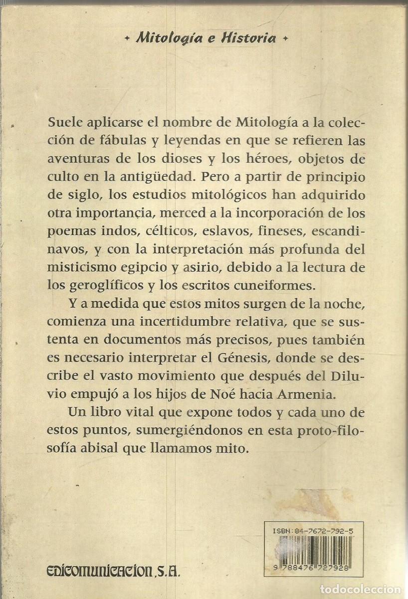 Libros de segunda mano: MOREAU DE JONNES. LOS TIEMPOS MITOLOGICOS. EDICOMUNICACION - Foto 2