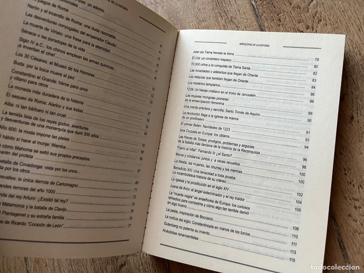 Libros de segunda mano: AN&Eacute;CDOTAS DE LA HISTORIA - ALBOR LIBROS - Foto 7