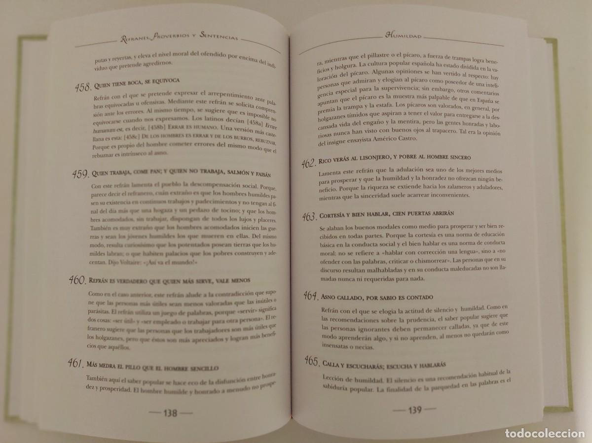 Libros de segunda mano: Refranes proverbios y sentencias. Jos&eacute; Calles Vales - Foto 5