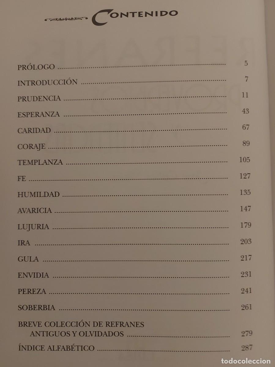 Libros de segunda mano: Refranes proverbios y sentencias. Jos&eacute; Calles Vales - Foto 7