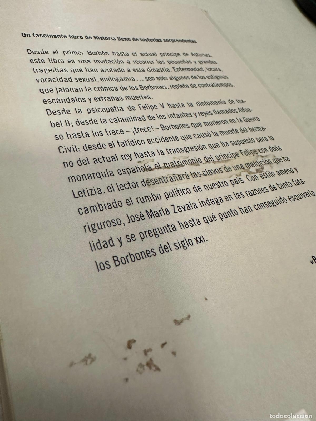 Libros de segunda mano: La maldici&oacute;n de los Borbones - Jos&eacute; Mar&iacute;a Zavala - Foto 2