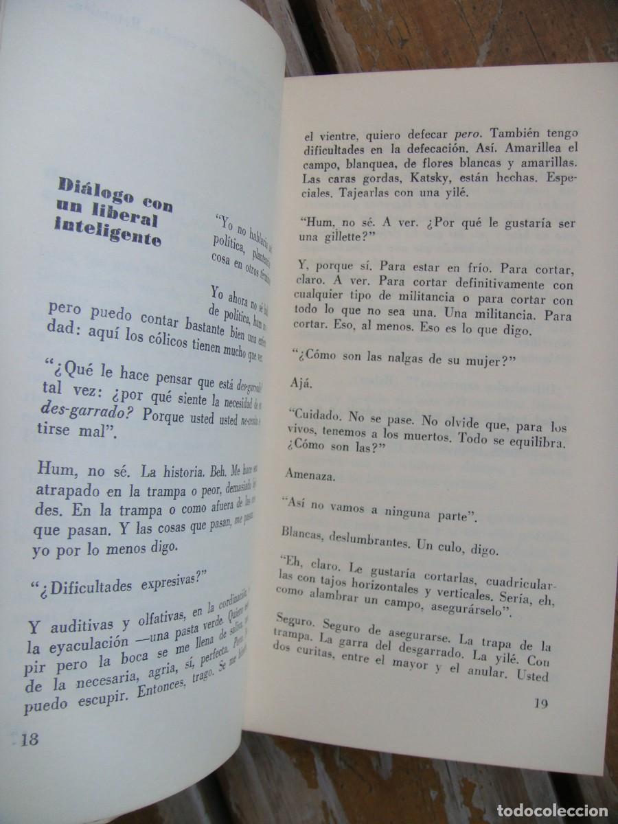 Libros de segunda mano: Osvaldo Lamborghini: SEBREGONDI RETROCEDE. Primera edicion - Foto 3