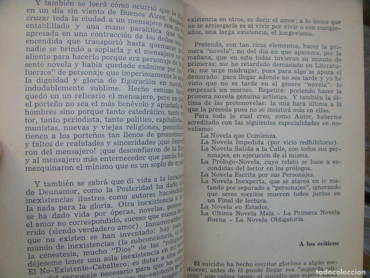 Libros de segunda mano: Macedonio Fern&aacute;ndez: MUSEO DE LA NOVELA DE LA ETERNA. - Foto 3