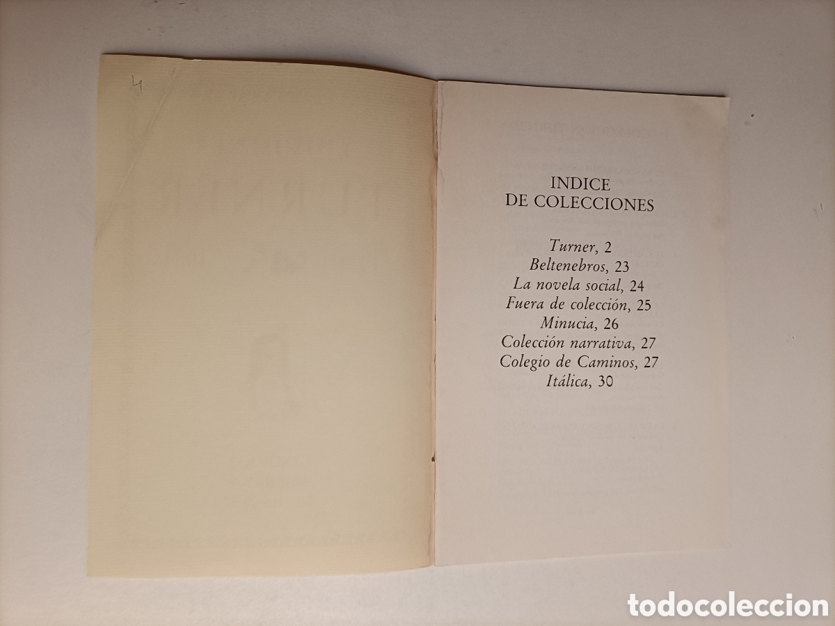 Libros de segunda mano: Ediciones Turner 1974-1984. Relaci&oacute;n de libros publicados - Foto 4