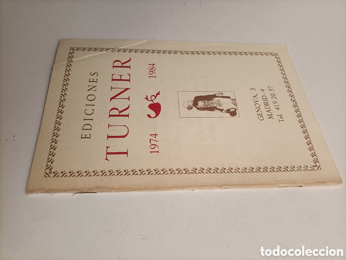 Libros de segunda mano: Ediciones Turner 1974-1984. Relaci&oacute;n de libros publicados - Foto 1