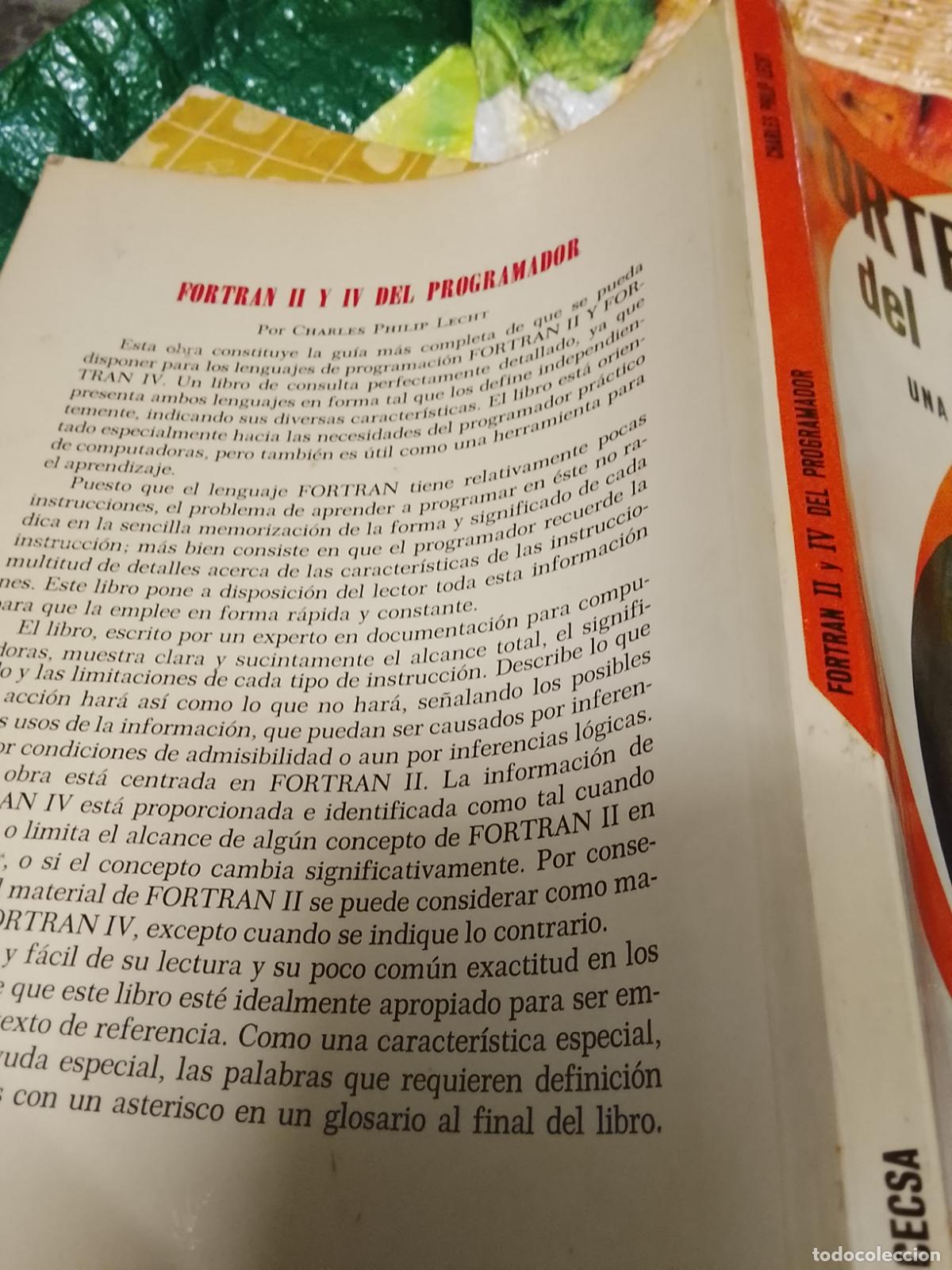 Libros de segunda mano: FORTRAN II Y IV DEL PROGRAMADOR - Foto 2