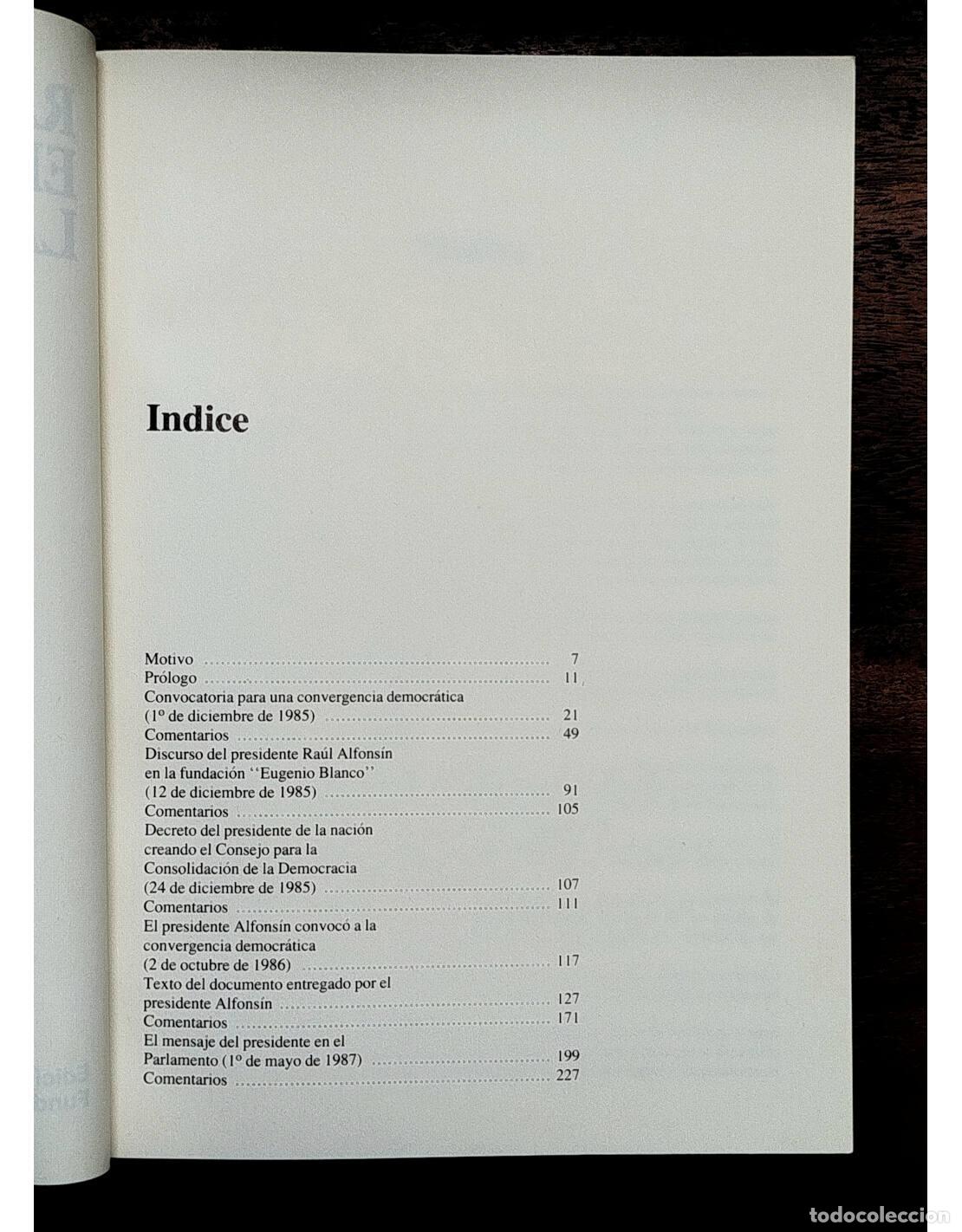 Libros de segunda mano: RA&Uacute;L ALFONS&Iacute;N EL PODER DE LA DEMOCRACIA. ALFONS&Iacute;N, Ra&uacute;l. Ediciones Fundaci&oacute;n Plural. 1987. - Foto 3