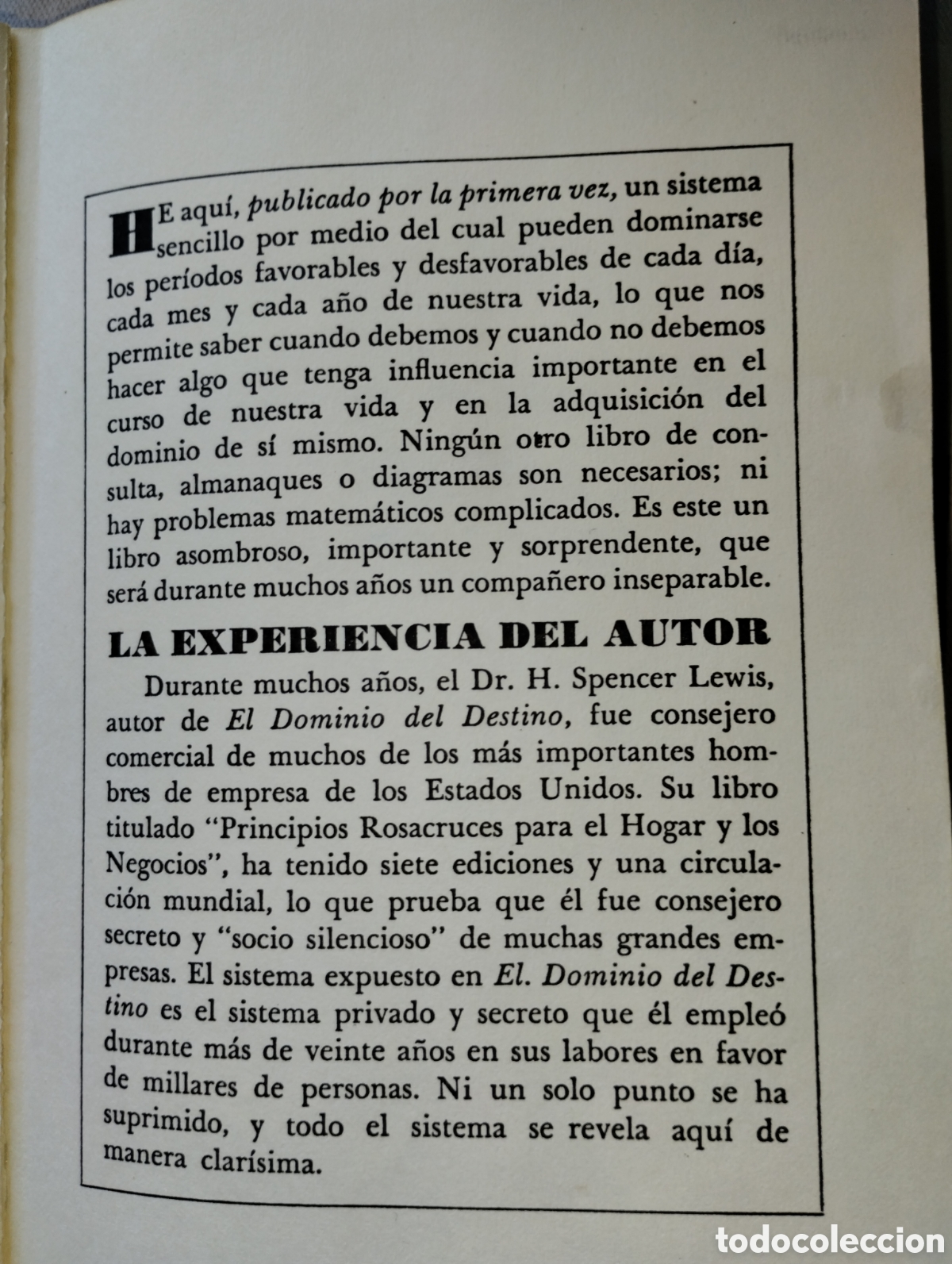 Libros de segunda mano: EL DOMINIO DEL DESTINO CON LOS CICLOS DE LA VIDA - Foto 3
