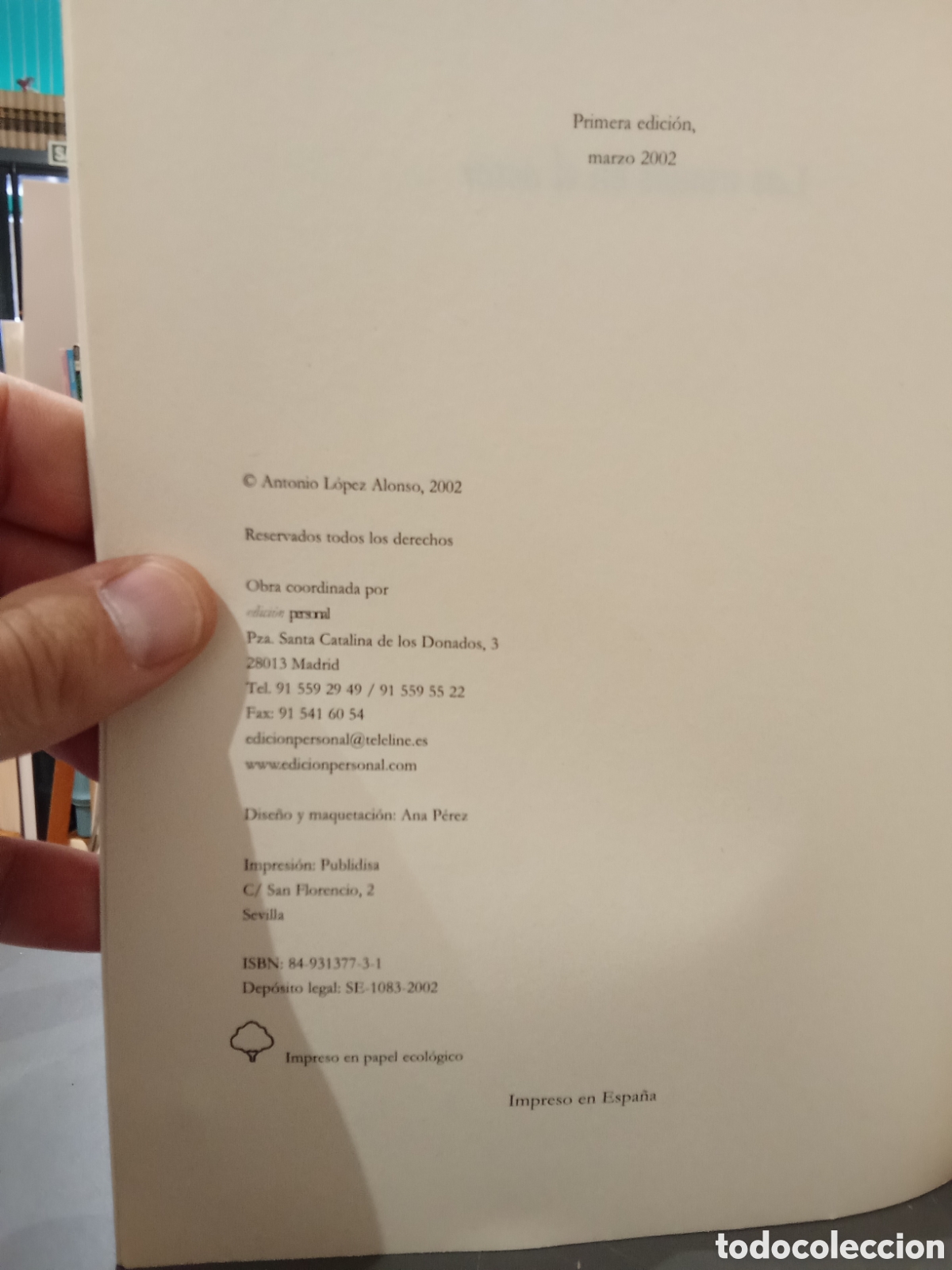 Libros de segunda mano: Las manos en el actor - Antonio Lopez Alonso - Foto 4