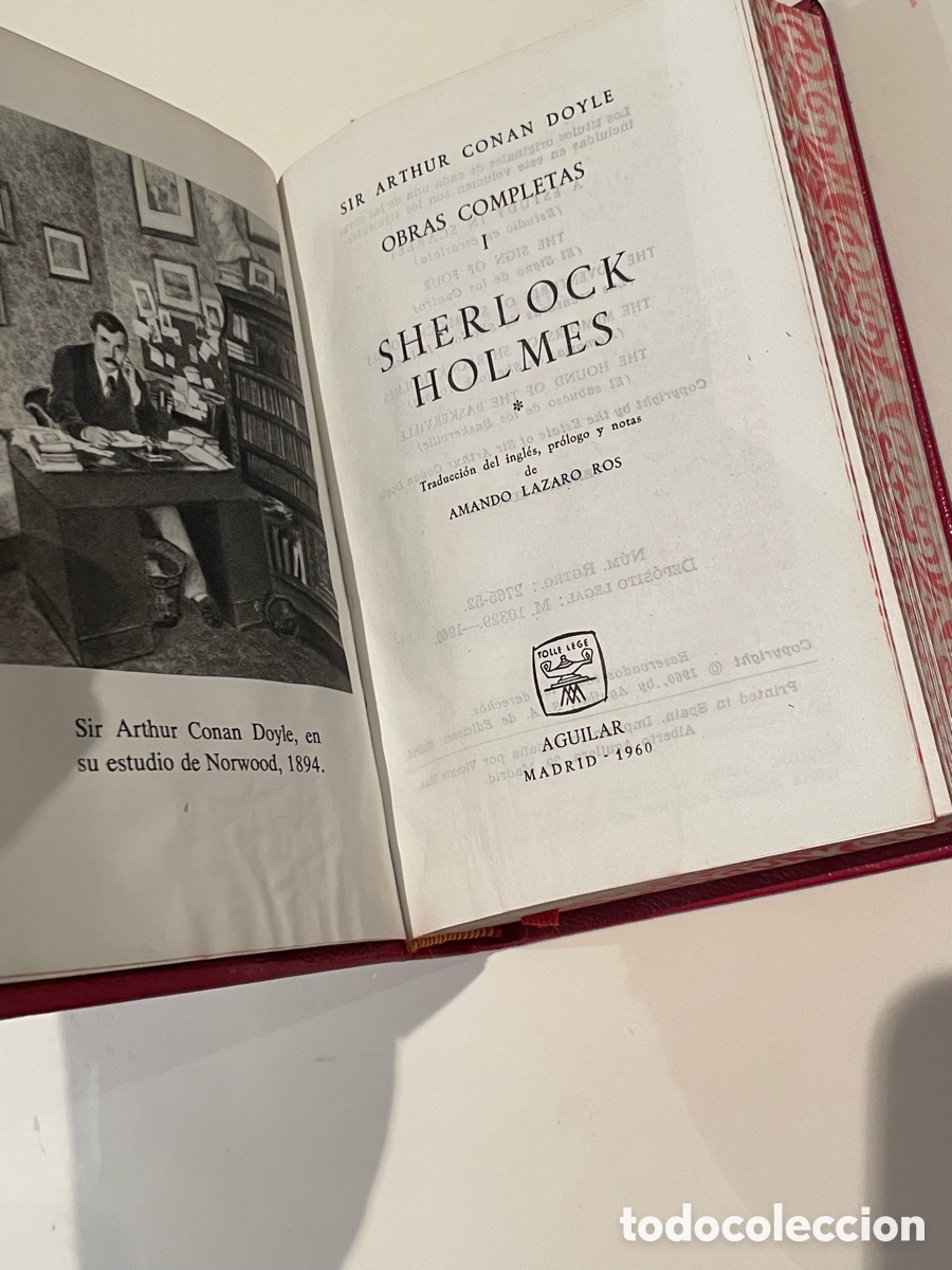 Libros de segunda mano: Sherlock Holmes aguilar joya A. Conan Doyle - Foto 6