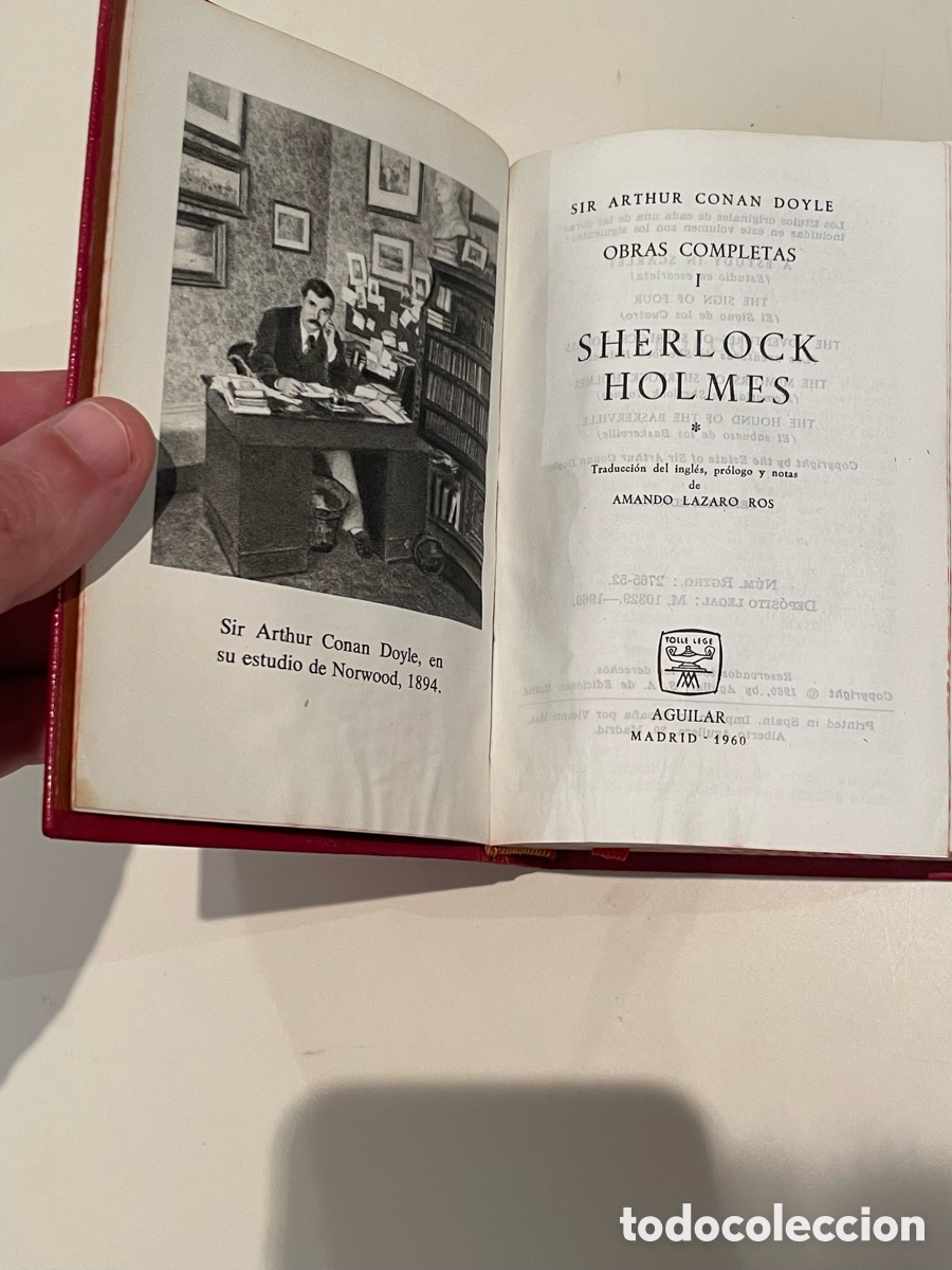 Libros de segunda mano: Sherlock Holmes aguilar joya A. Conan Doyle - Foto 7
