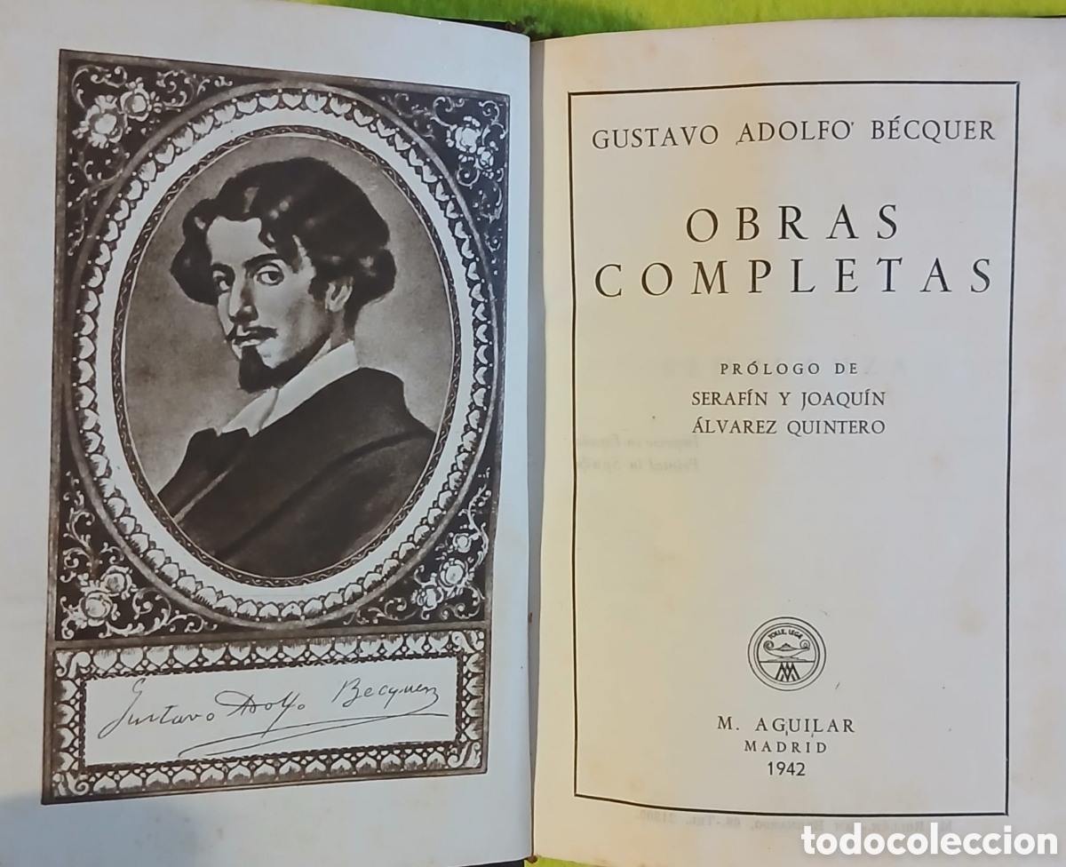 Libros de segunda mano: Obras completas de Gustavo Adolfo Becquer - Foto 5
