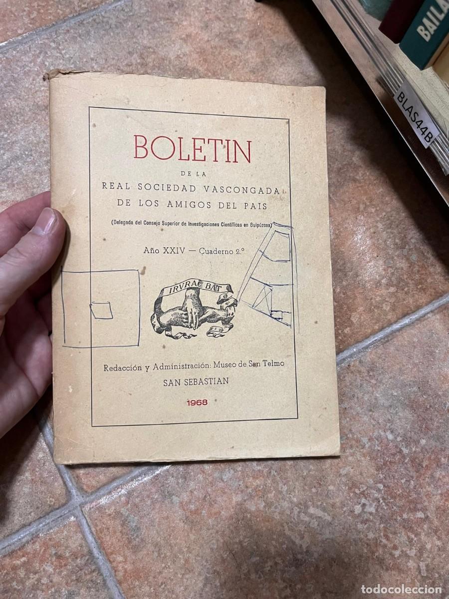 Gebrauchte B&uuml;cher: BLAS44B BOLETIN DE LA REAL SOCIEDAD VASCONGADA DE LOS AMIGOS DEL PAIS, 1968, A&Ntilde;O XXIV CUADERNO 2