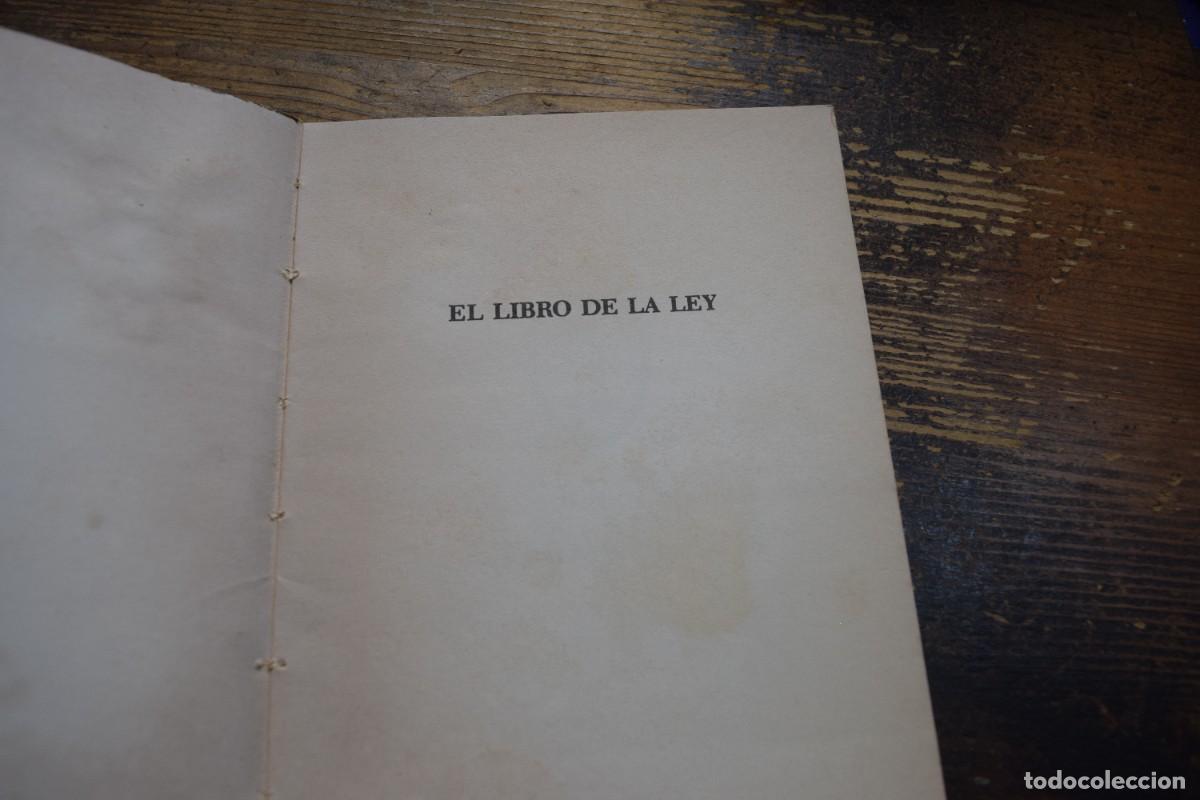 Libros de segunda mano: El libro de la ley, Baphomet, Rosenberg, 1976 facsimil y traduccion - Foto 2