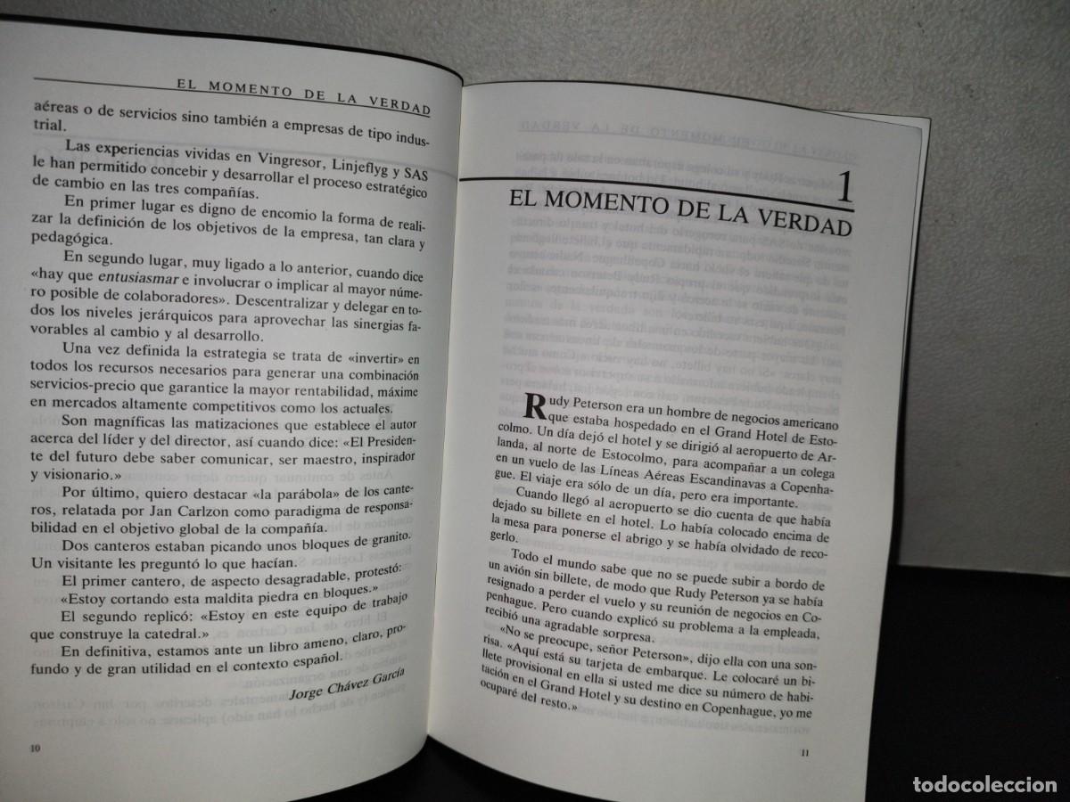 Libros de segunda mano: 156- EL MOMENTO DE LA VERDAD - JAN CARLZON. EDICIONES DIAZ DE SANTOS - Foto 6