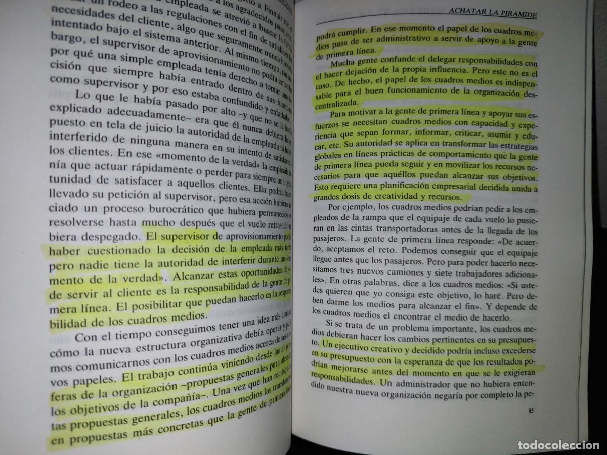 Libros de segunda mano: 156- EL MOMENTO DE LA VERDAD - JAN CARLZON. EDICIONES DIAZ DE SANTOS - Foto 7