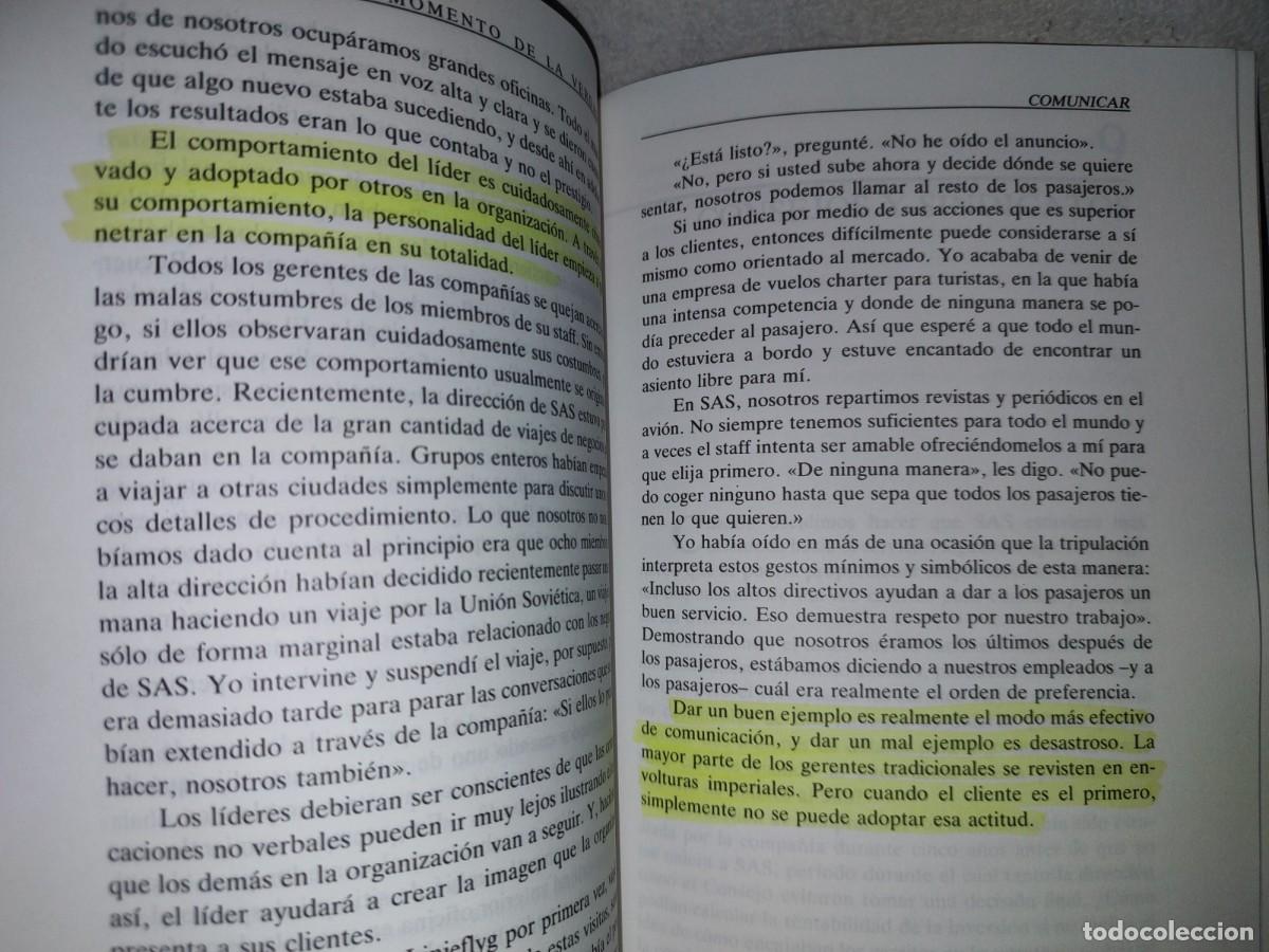 Libros de segunda mano: 156- EL MOMENTO DE LA VERDAD - JAN CARLZON. EDICIONES DIAZ DE SANTOS - Foto 9