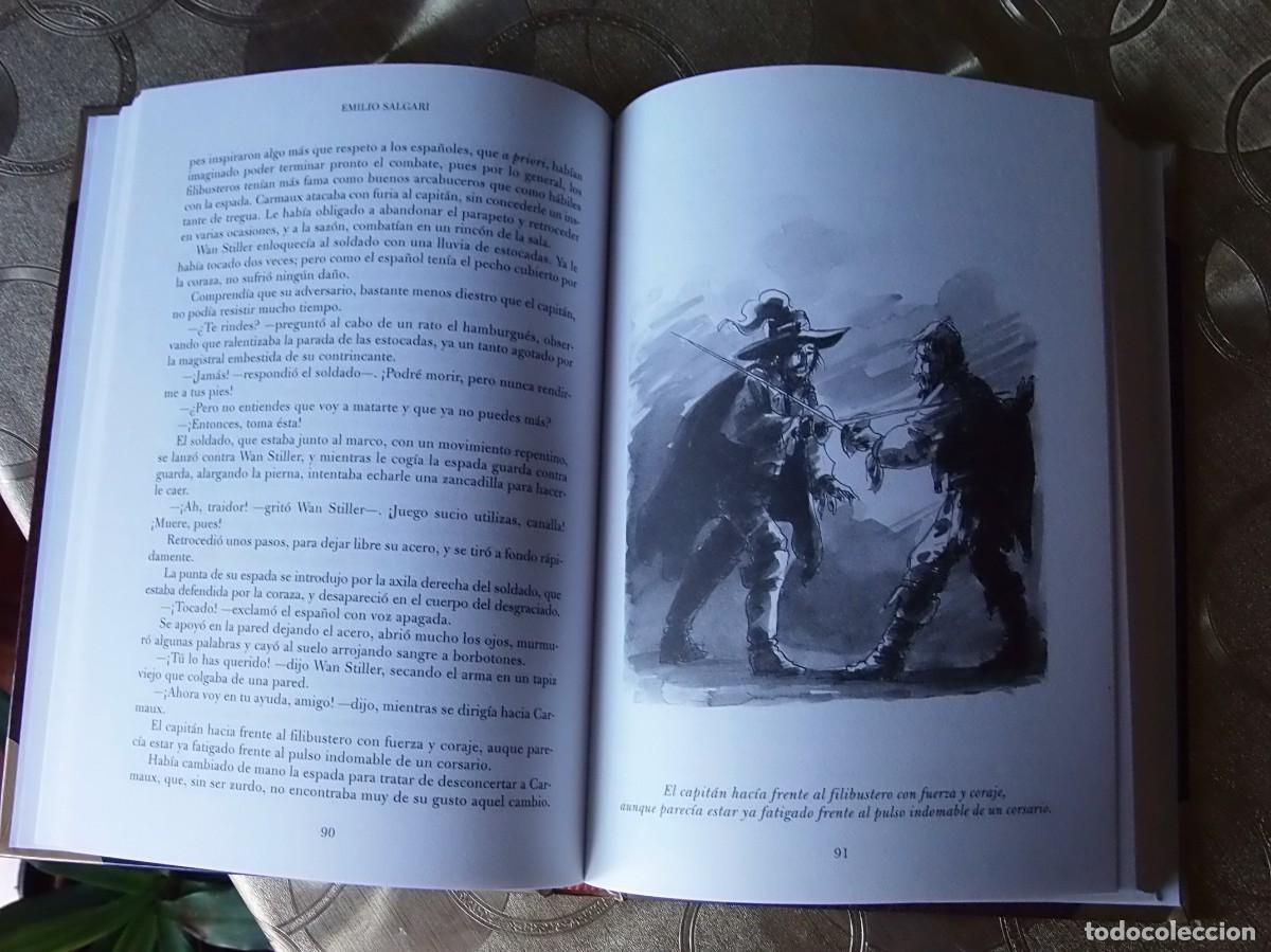 Libros de segunda mano: LIBRO DE AVENTURAS - YOLANDA, EMILIO SALGARI - EDICIONES RUEDA. - Foto 3