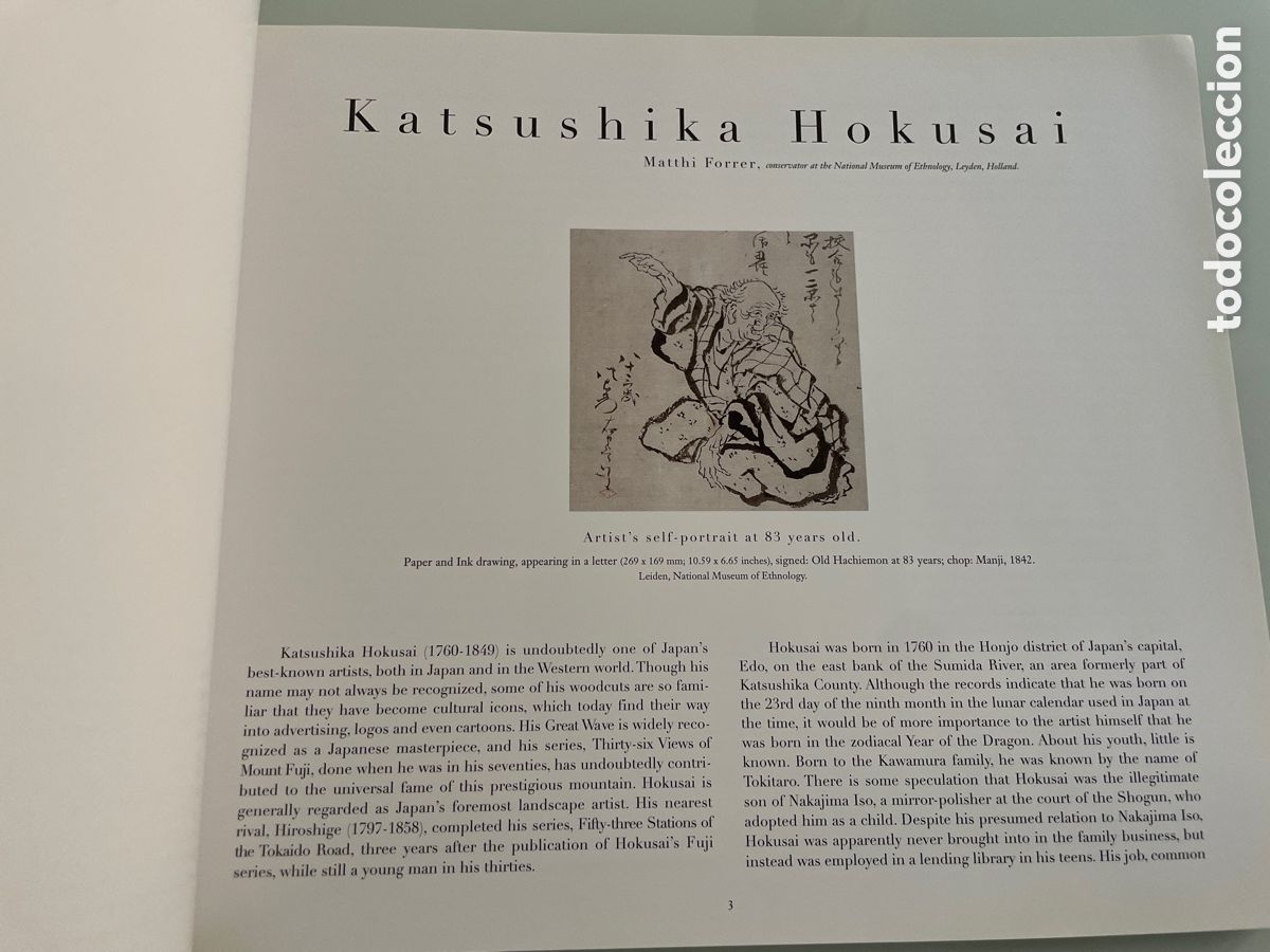 Libros de segunda mano: Hokusai. Matthi Forrer. 2002. H Kliczkowski - Foto 3