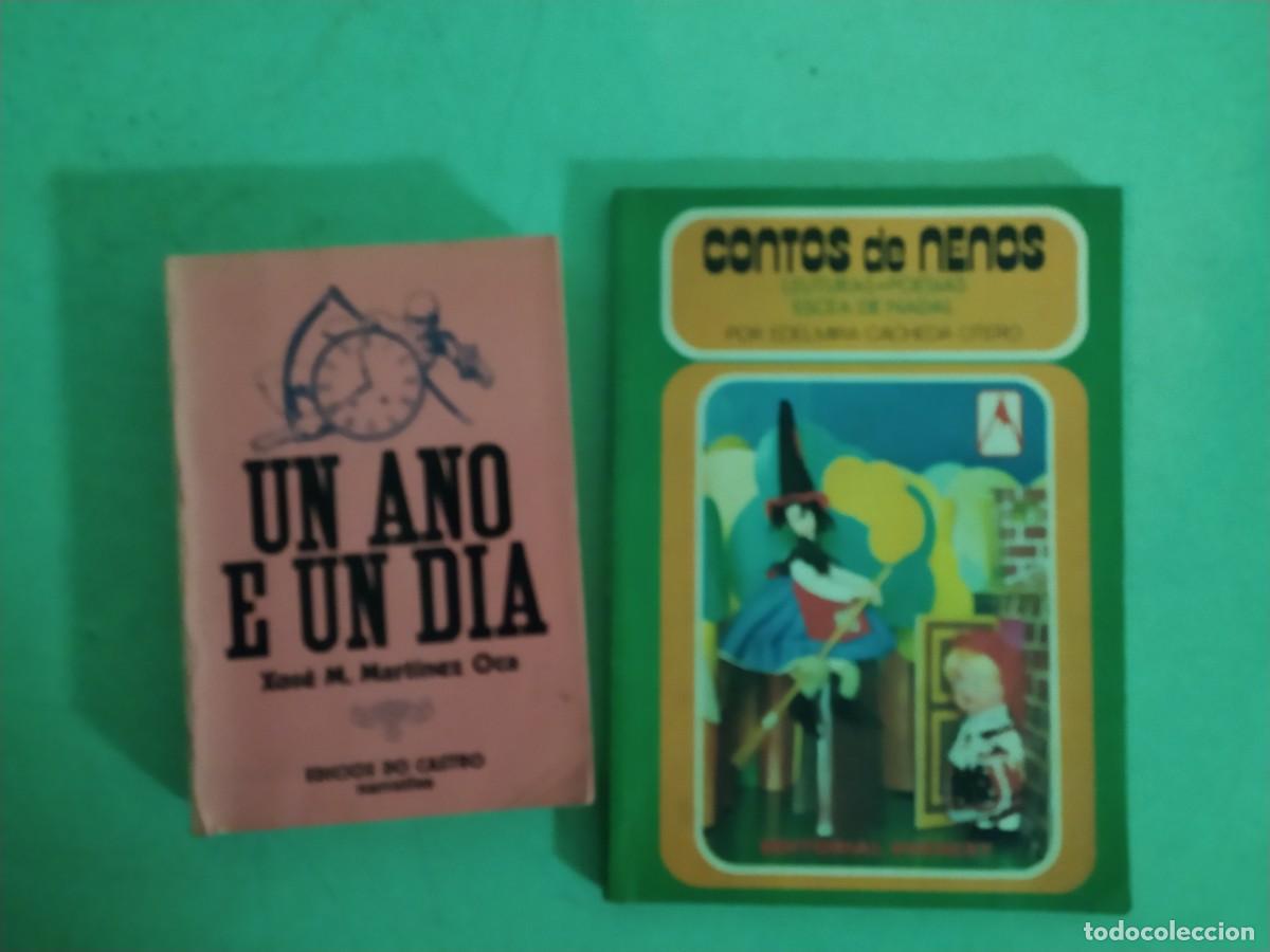Libros de segunda mano: 2 libros en gallego &rdquo;un ano e un dia&rdquo; y &rdquo;contos de nenos&rdquo; - Foto 1