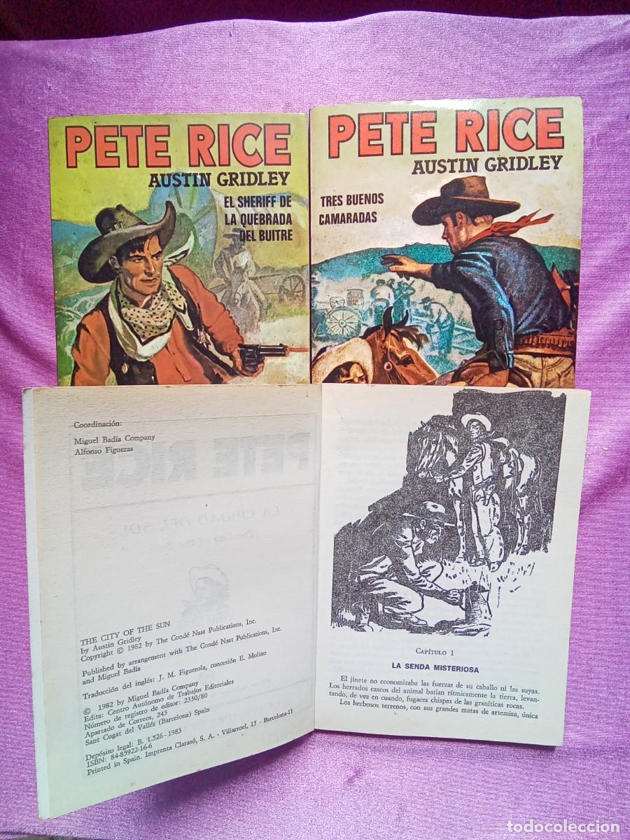 Libros de segunda mano: PETE RICE .AUSTIN GRIDLEY NOVELAS 1,2,3.E/1/2/4 - Foto 3