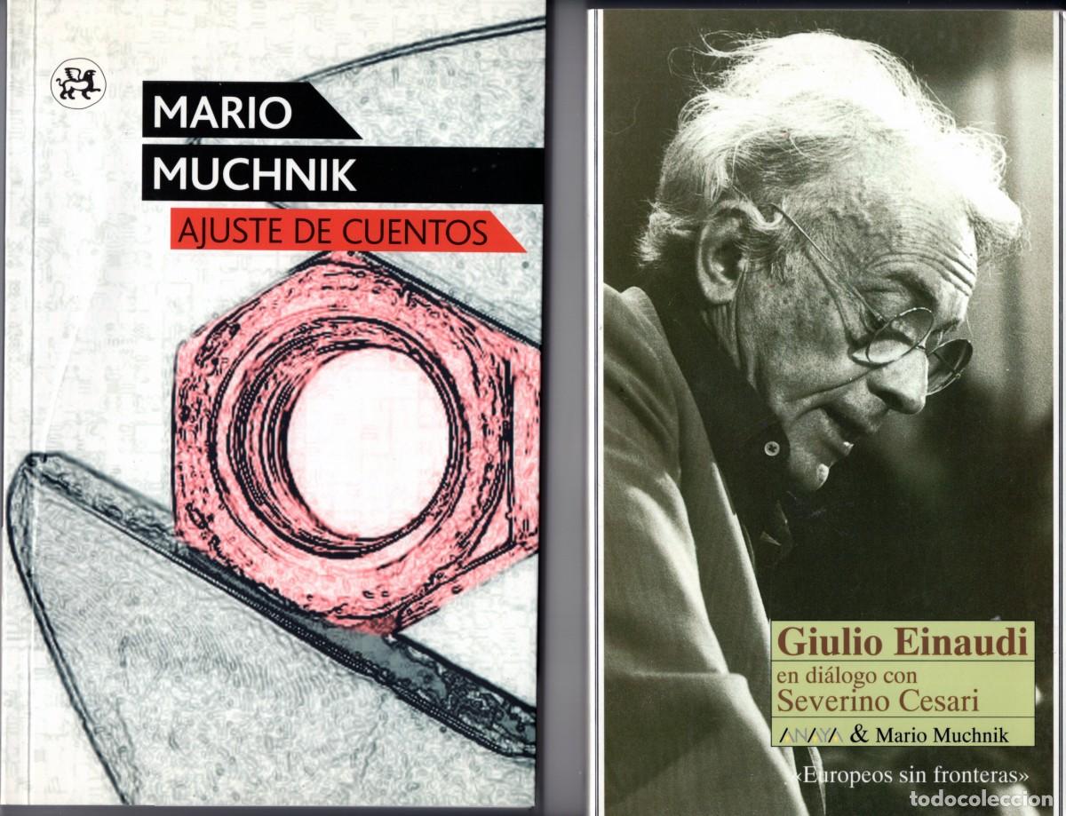 Libros de segunda mano: AJUSTE DE CUENTOS. Mario Muchnik // GIULIO EINAUDI EN DI&Aacute;LOGO CON SEVERINO CESARI - Foto 1