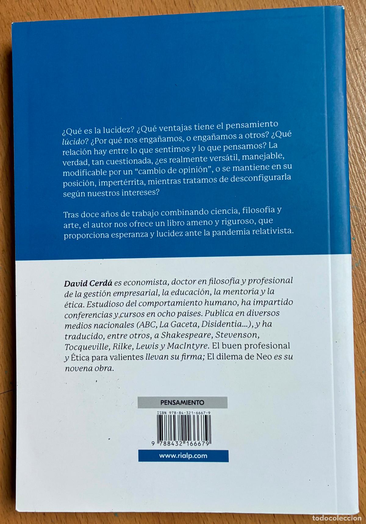 Libros de segunda mano: EL DILEMA DE NEO, David Cerda - Foto 2