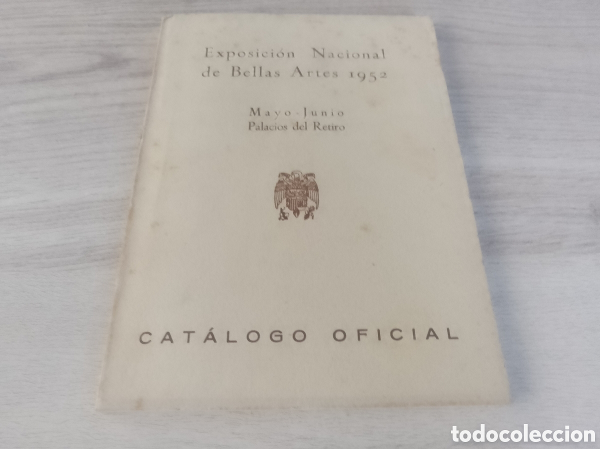 Gebrauchte B&uuml;cher: EXPOSICION GENERAL DE BELLAS ARTES 1952 CATALOGO OFICIAL