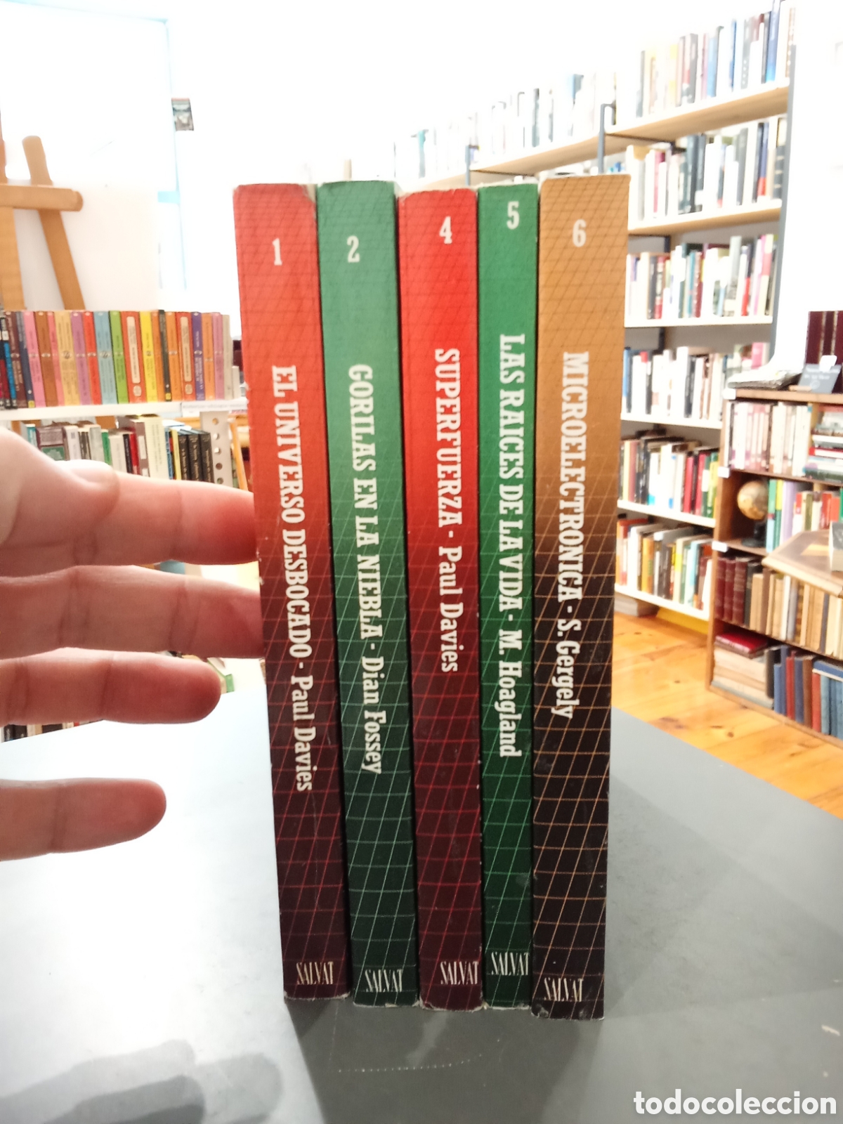 Libros de segunda mano: Biblioteca Cient&iacute;fica Salvat 5 Tomos - Foto 1
