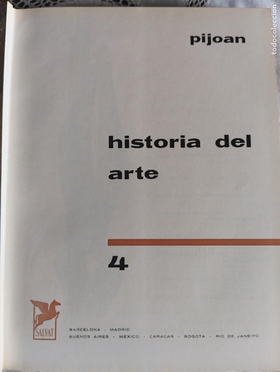 Libros de segunda mano: HISTORIA DEL ARTE. PIJOAN. 4 TOMOS. - Foto 18