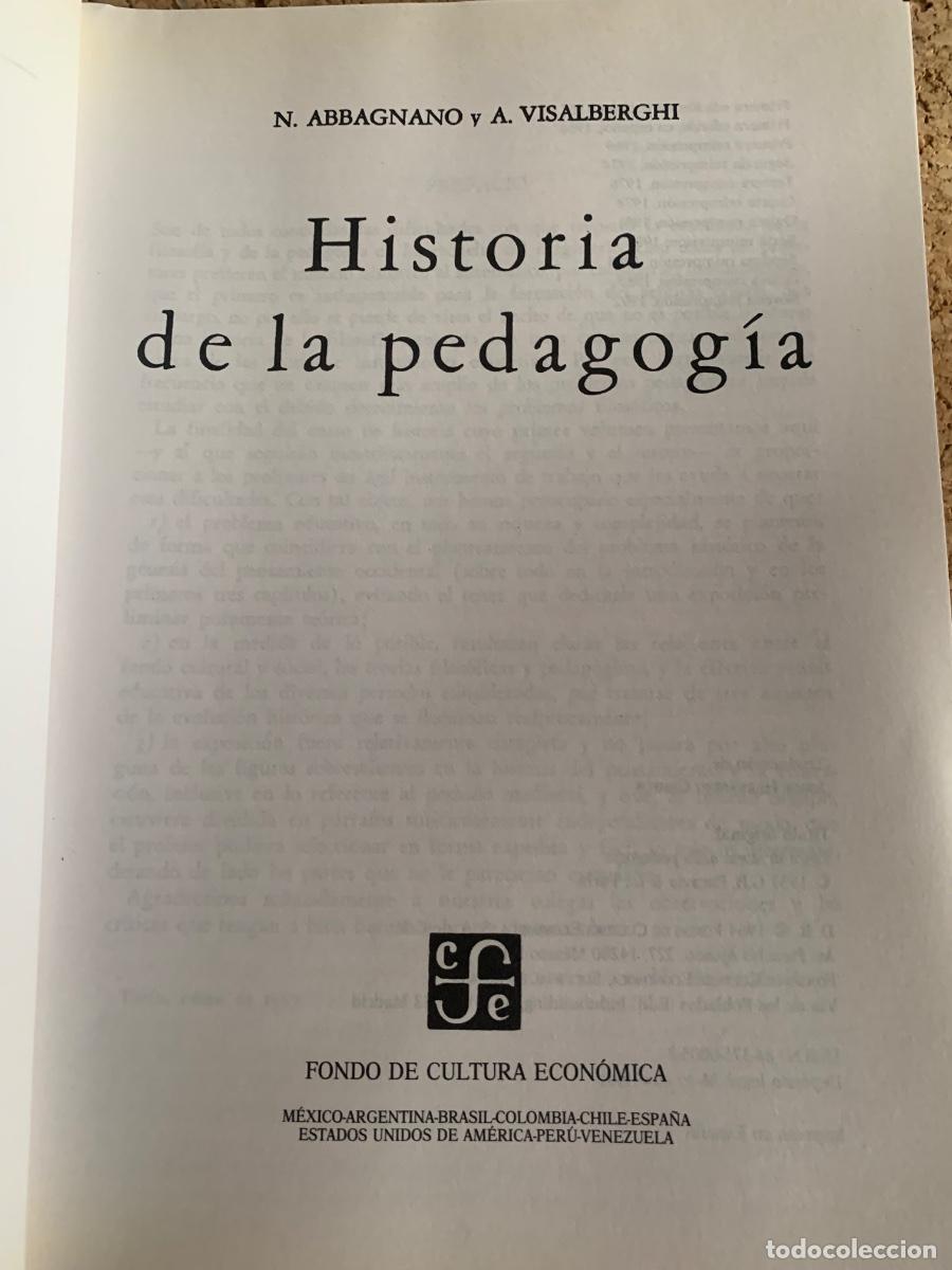 Libros de segunda mano: Historia de la Pedagog&iacute;a (bols 44) - Foto 2