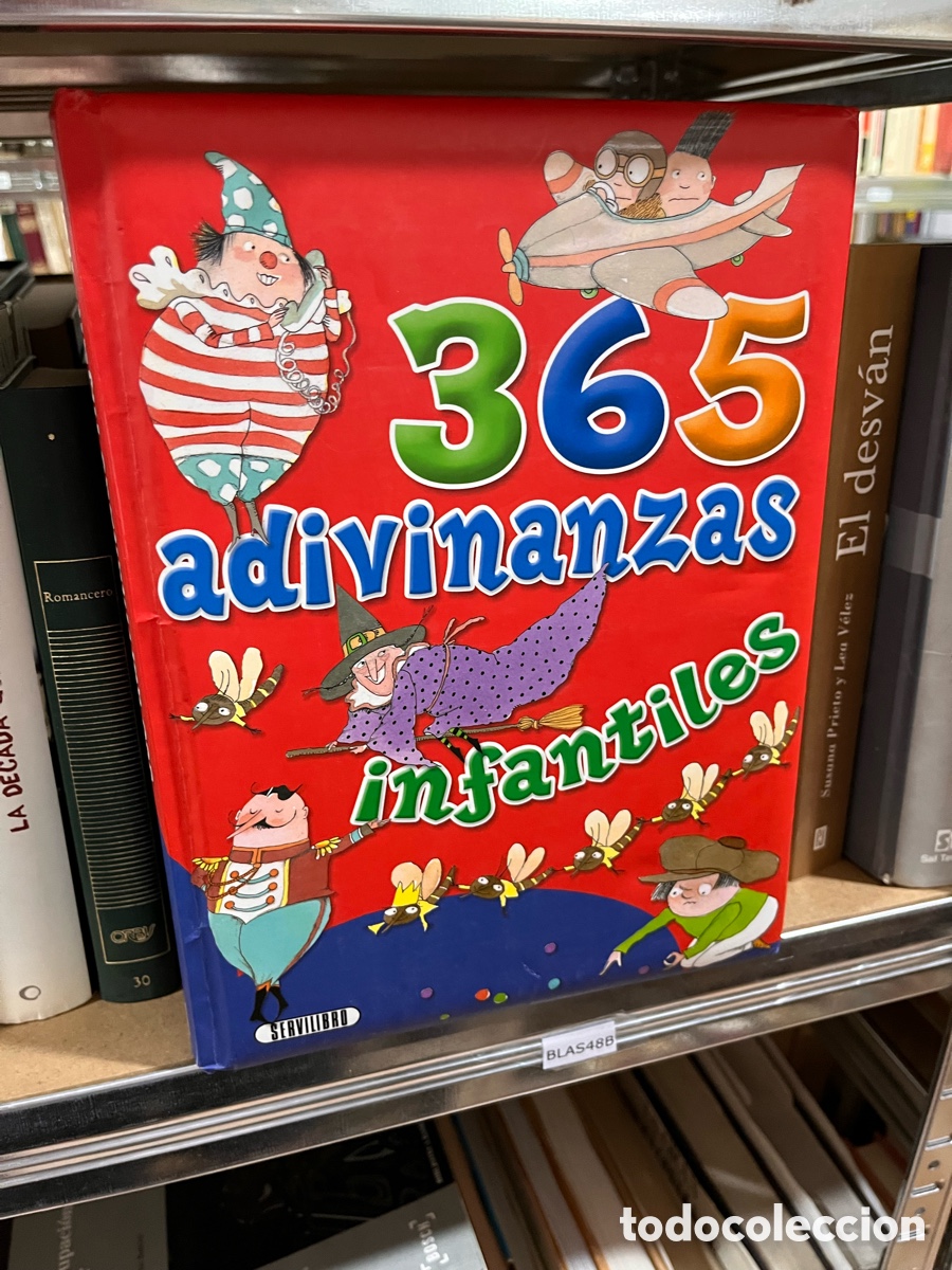 Second hand books: Blas48B - 365 adivinanzas infantiles, ilustrado, carton&eacute;,