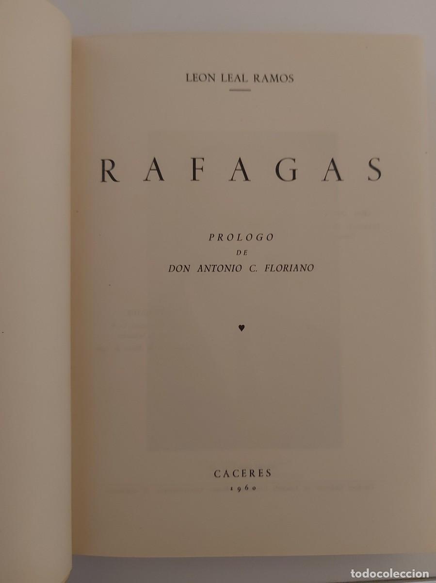 Libros de segunda mano: R&aacute;fagas. Le&oacute;n Leal Ramos. - Foto 4