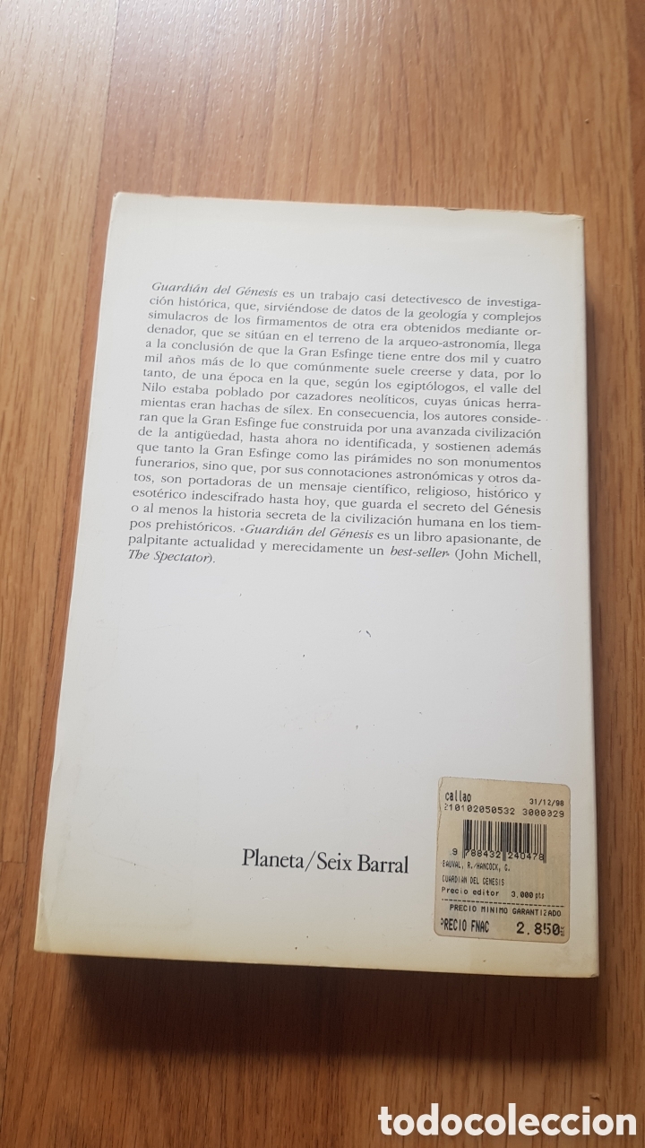 Libros de segunda mano: Guardian del genesis - Foto 2