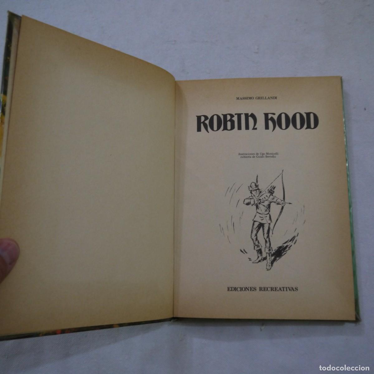 Libros de segunda mano: ROBIN HOOD - MASSIMO GRILLANDI - EDICIONES RECREATIVAS - Foto 4