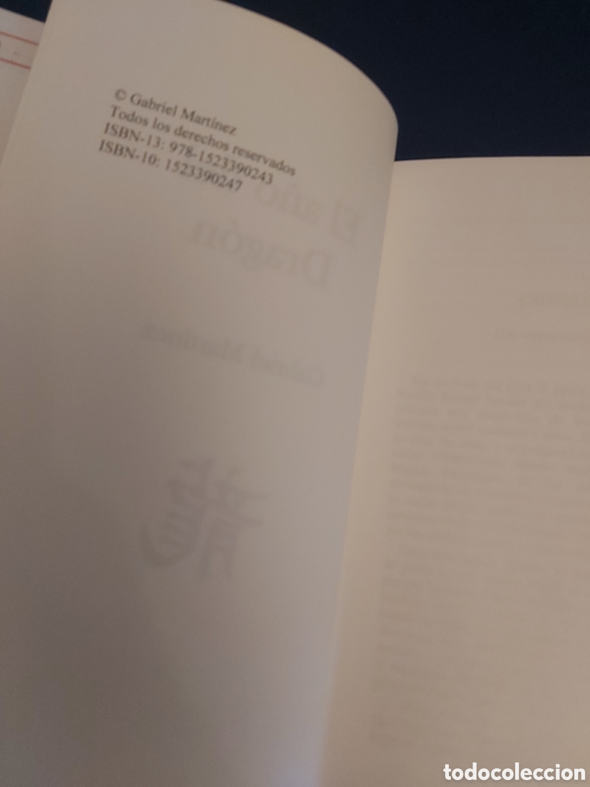 Libros de segunda mano: EL A&Ntilde;O DEL DRAG&Oacute;N GABRIEL MART&Iacute;NEZ - Foto 6
