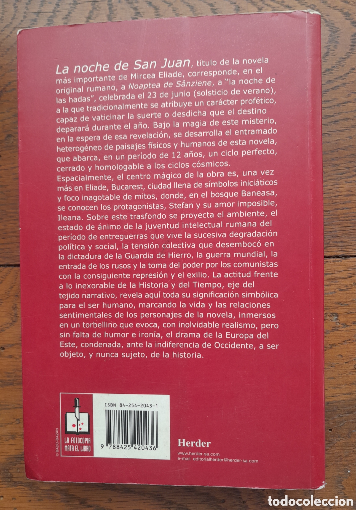 Libros de segunda mano: LA NOCHE DE SAN JUAN. MIRCEA ELIADE. HERDER - Foto 2