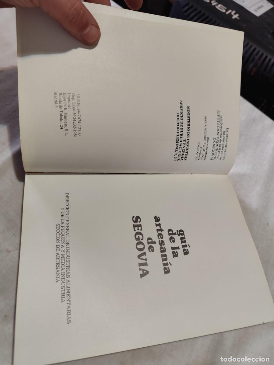 Libros de segunda mano: GUIA DE LA ARTESANIA DE SEGOVIA / / SUX 06 - Foto 7