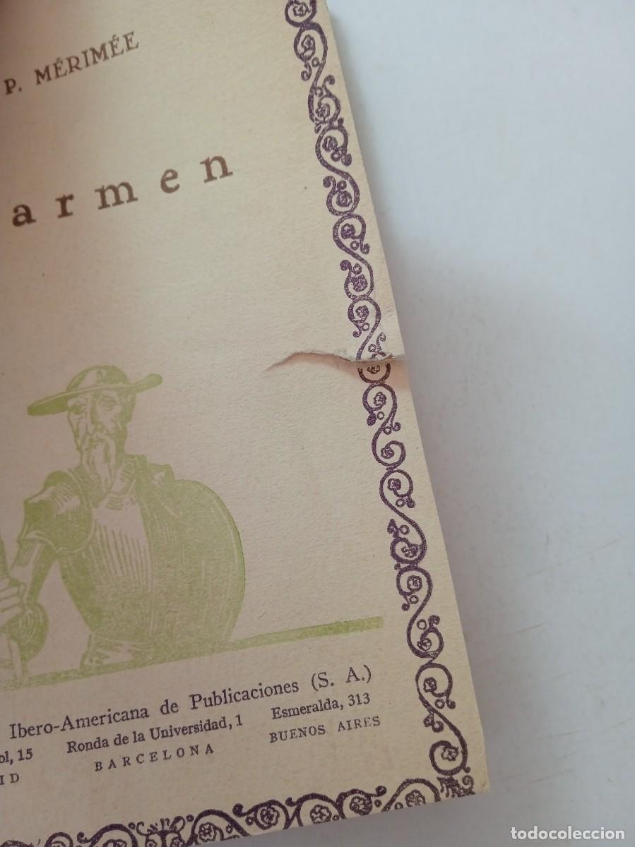 Libros de segunda mano: CARMEN - P. M&Eacute;RIM&Eacute;E - COMPA&Ntilde;&Iacute;A IBERO-AMERICANA DE EDICIONES - Foto 4