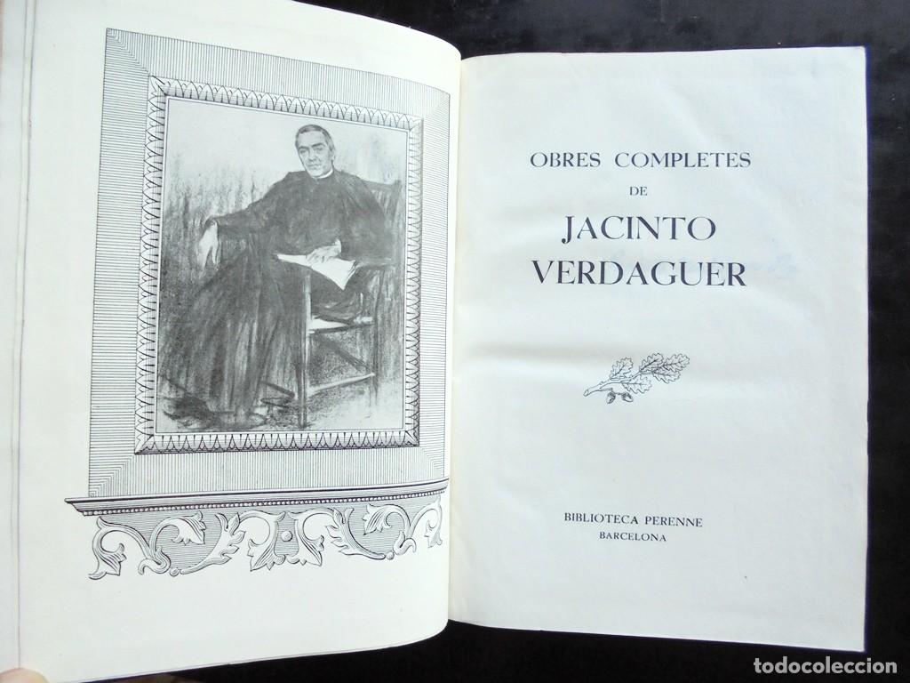 Libros de segunda mano: Obres completes de Jacinto Verdaguer 1946 2&ordf; ed. impecable Biblioteca Selecta, Casa del Libro - Foto 2