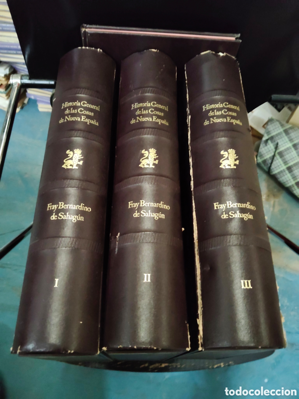 Libros de segunda mano: HISTORIA GENERAL DE LAS COSAS DE ESPA&Ntilde;A. DE SAHAGUN, FRAY BERNARDINO. 4 VOL. CLUB INTERNACIONAL,